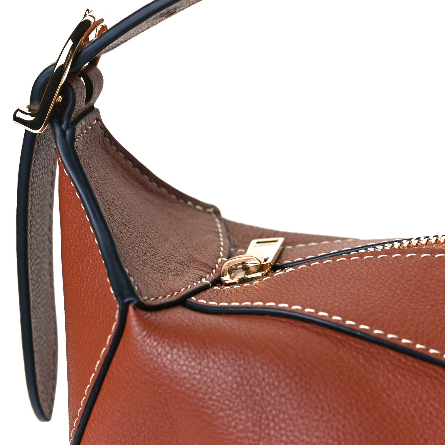 Supple Calfskin Medium Romy Shoulder Bag Tan
