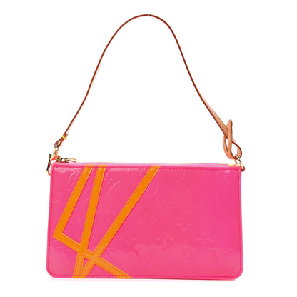 Louis Vuitton Vernis Fluo Lexington Pochette Pink 1 of 8