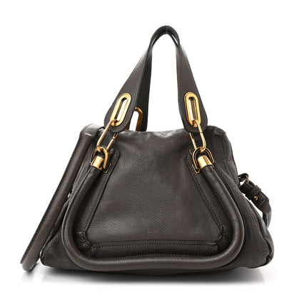 Chloe Calfskin Small Paraty Chocolate 1 of 11