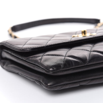 Chanel Lambskin Quilted Medium Trendy CC Flap Black 8 of 16