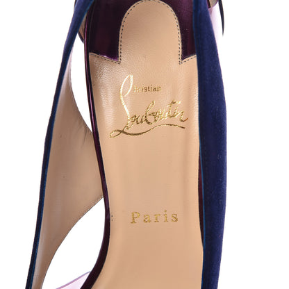 Christian Louboutin PVC Suede Patent Watersnake Galata 100 Pumps 39.5 Eclipse 7 of 12