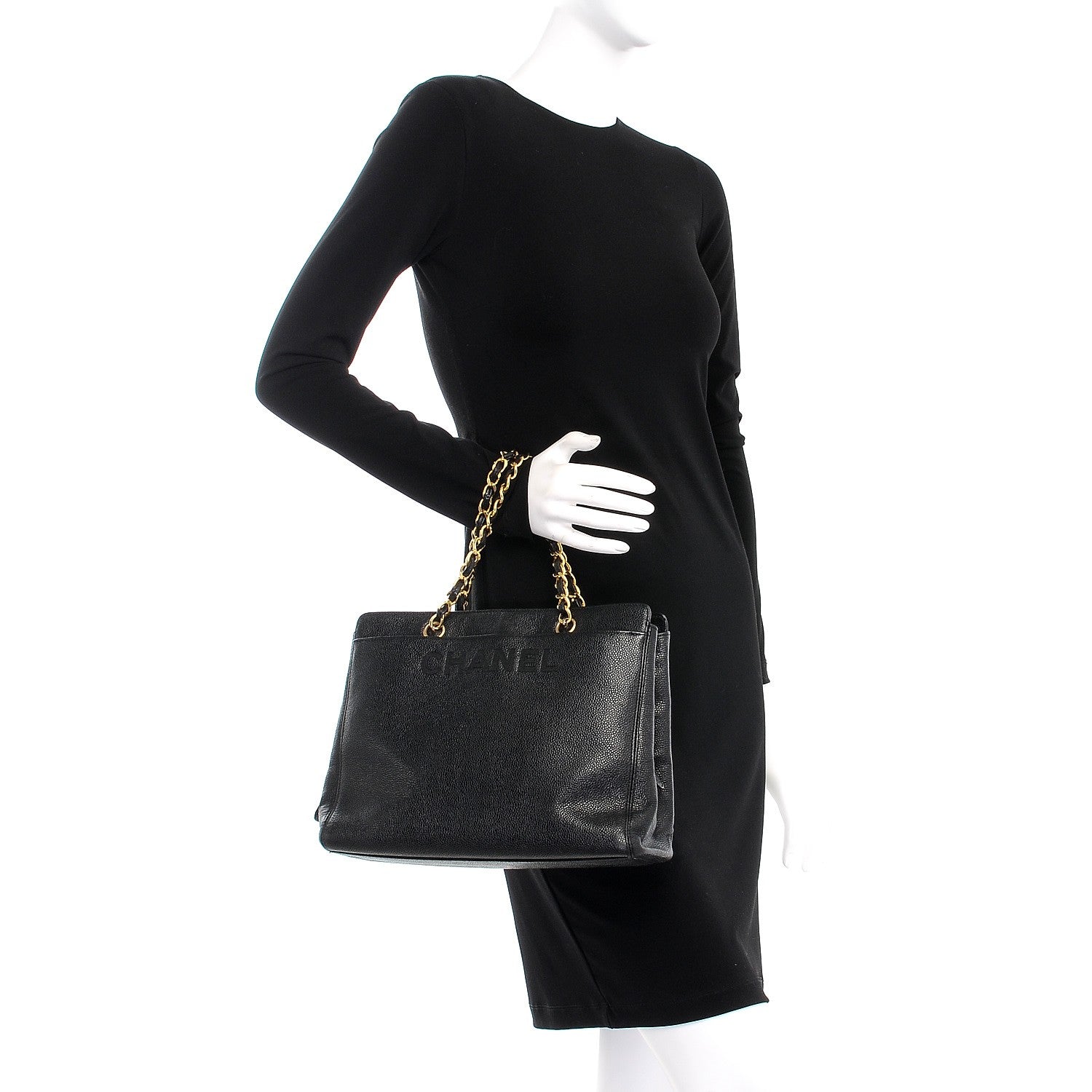 Chanel Caviar Shopper Tote Black 2 of 7