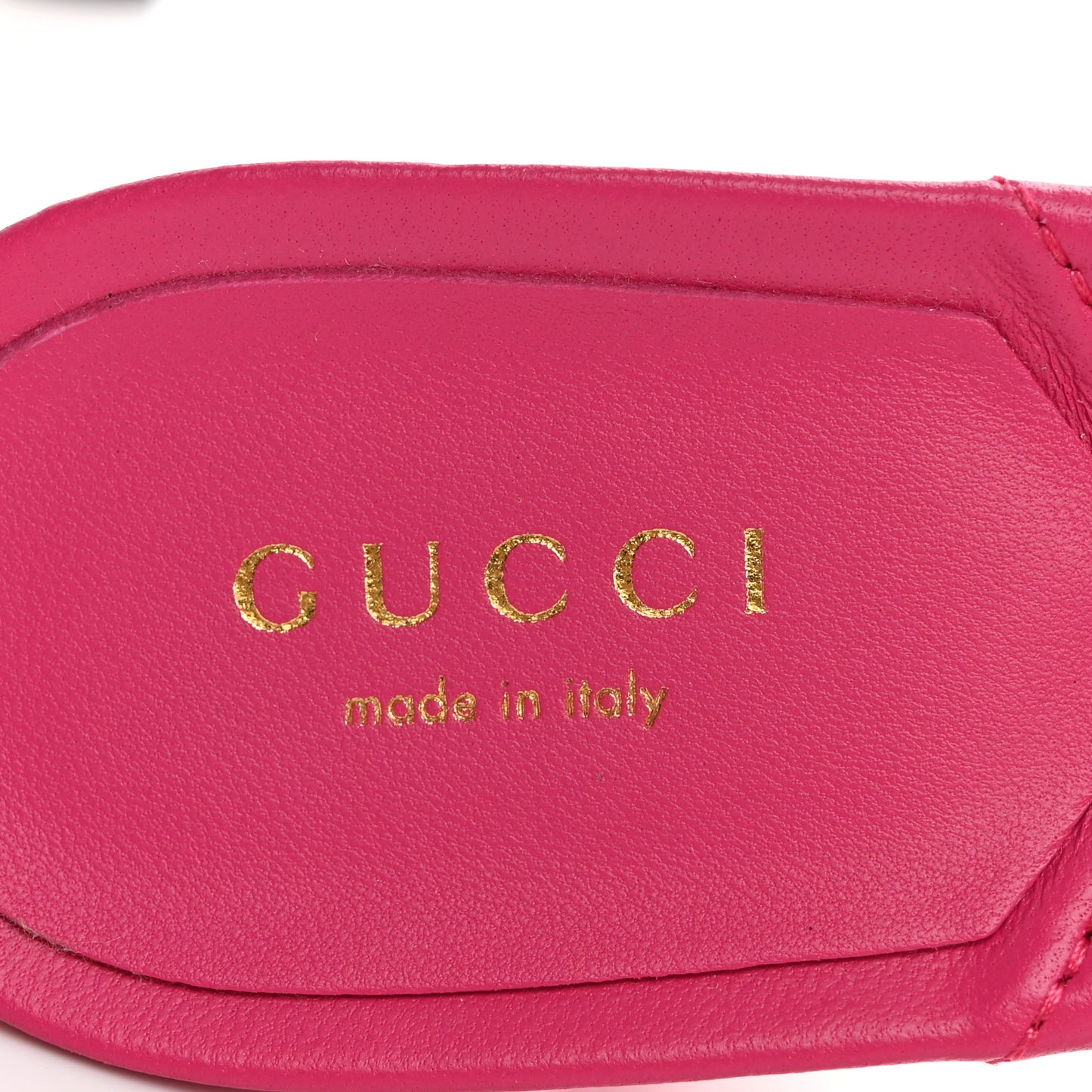 Nappa Matelasse GG Marmont 75mm Slide Sandals 38 Box Pink