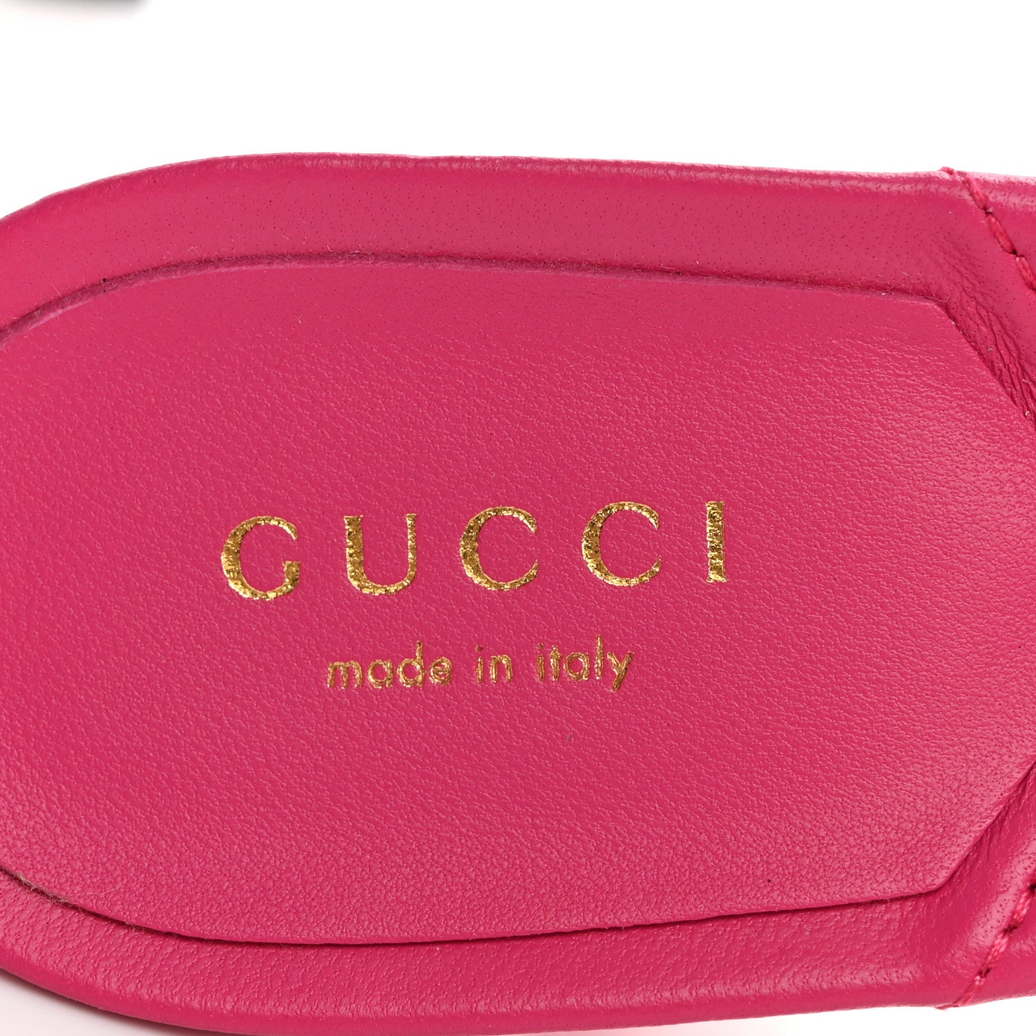 Gucci Nappa Matelasse GG Marmont 75mm Slide Sandals 38 Box Pink 8 of 12
