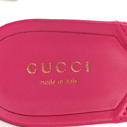 Gucci Nappa Matelasse GG Marmont 75mm Slide Sandals 38 Box Pink 8 of 12