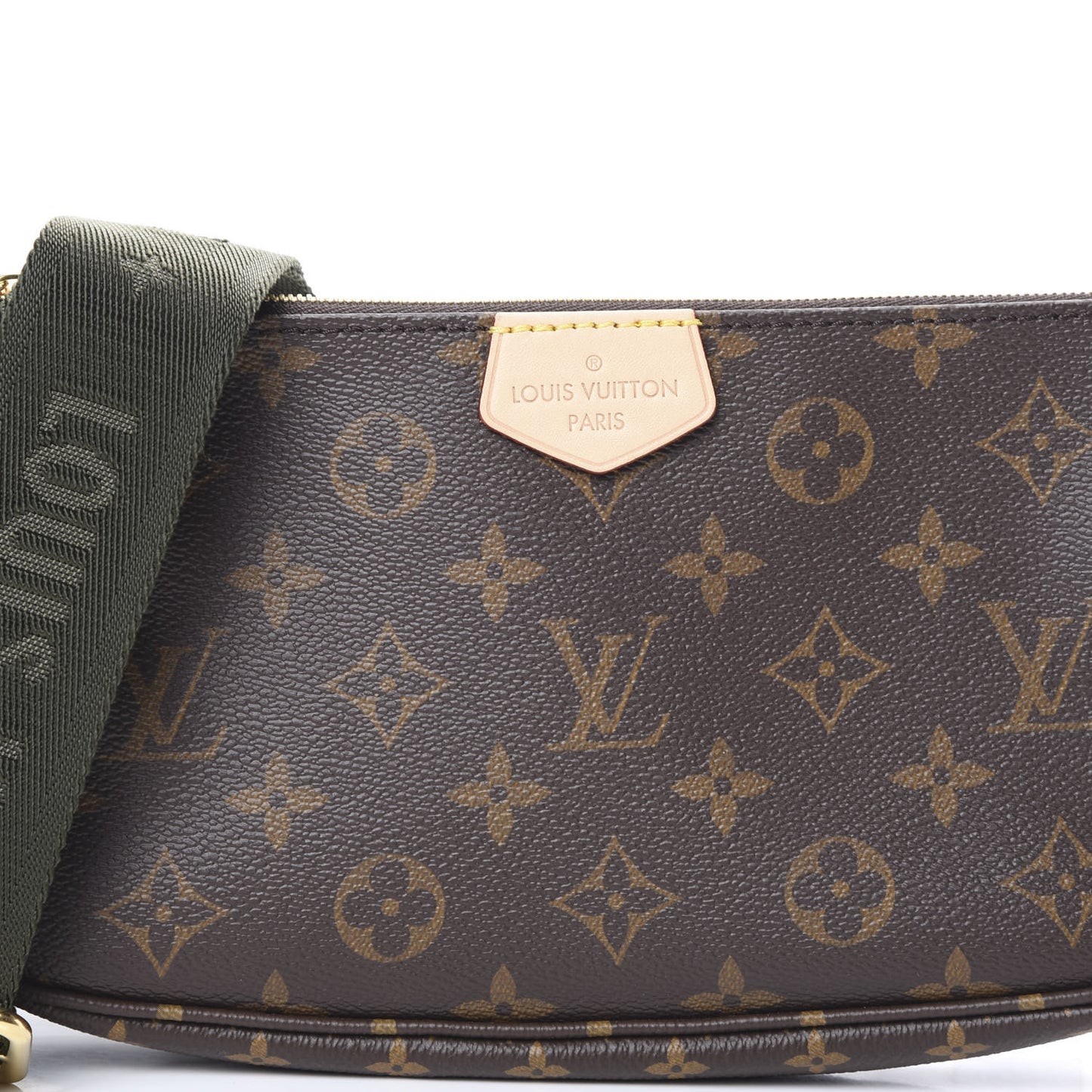 Monogram Multi Pochette Accessories Large Pochette Kaki