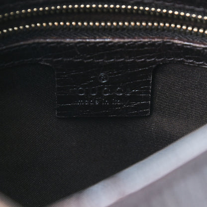 Gucci Monogram Hasler Hobo Dark Brown 6 of 17