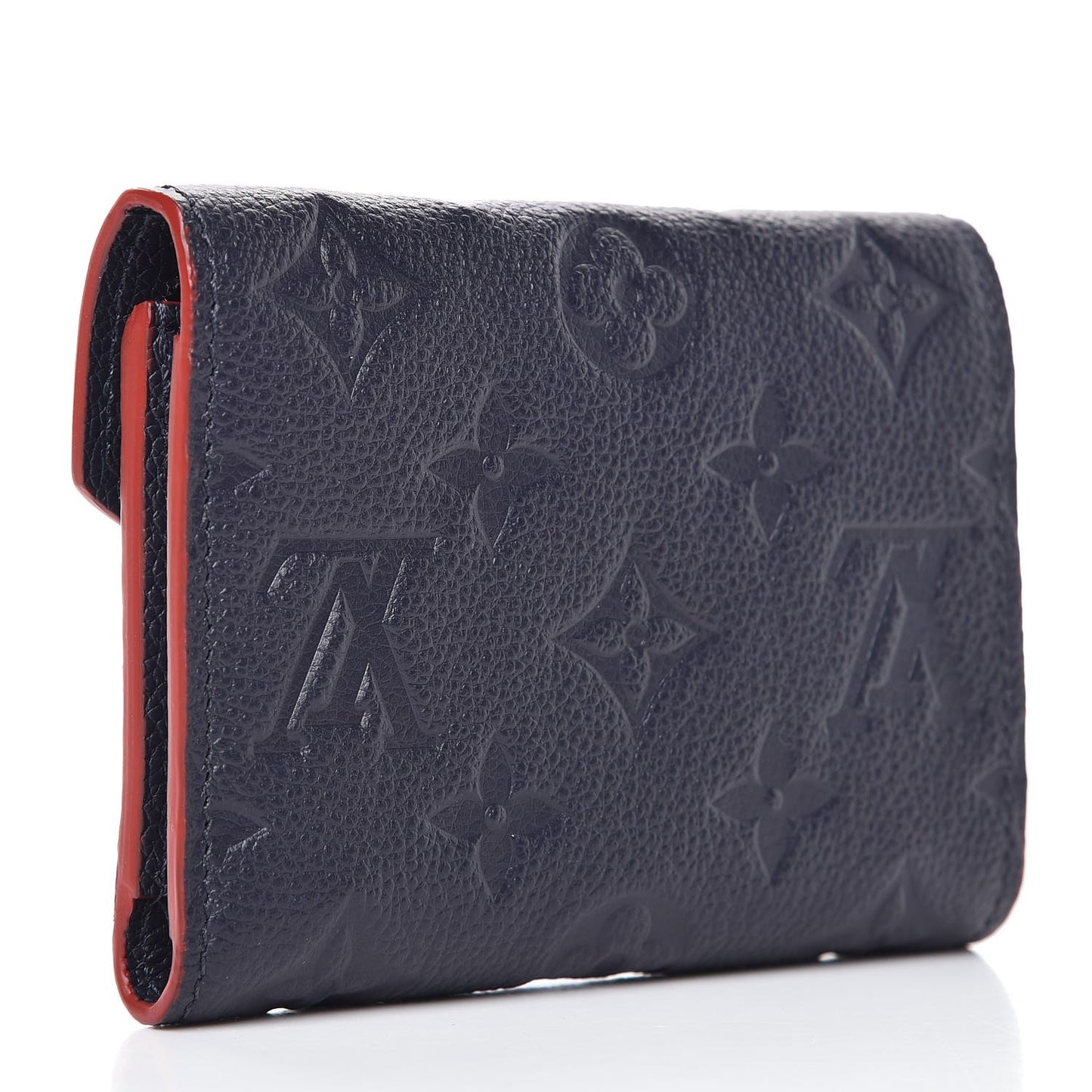 Empreinte Victorine Wallet Marine Rouge