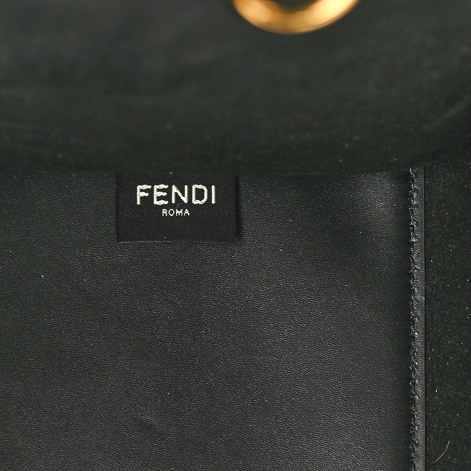 Fendi Vitello King Plexiglass Medium Fendi Sunshine Shopper Tote Black 7 of 10