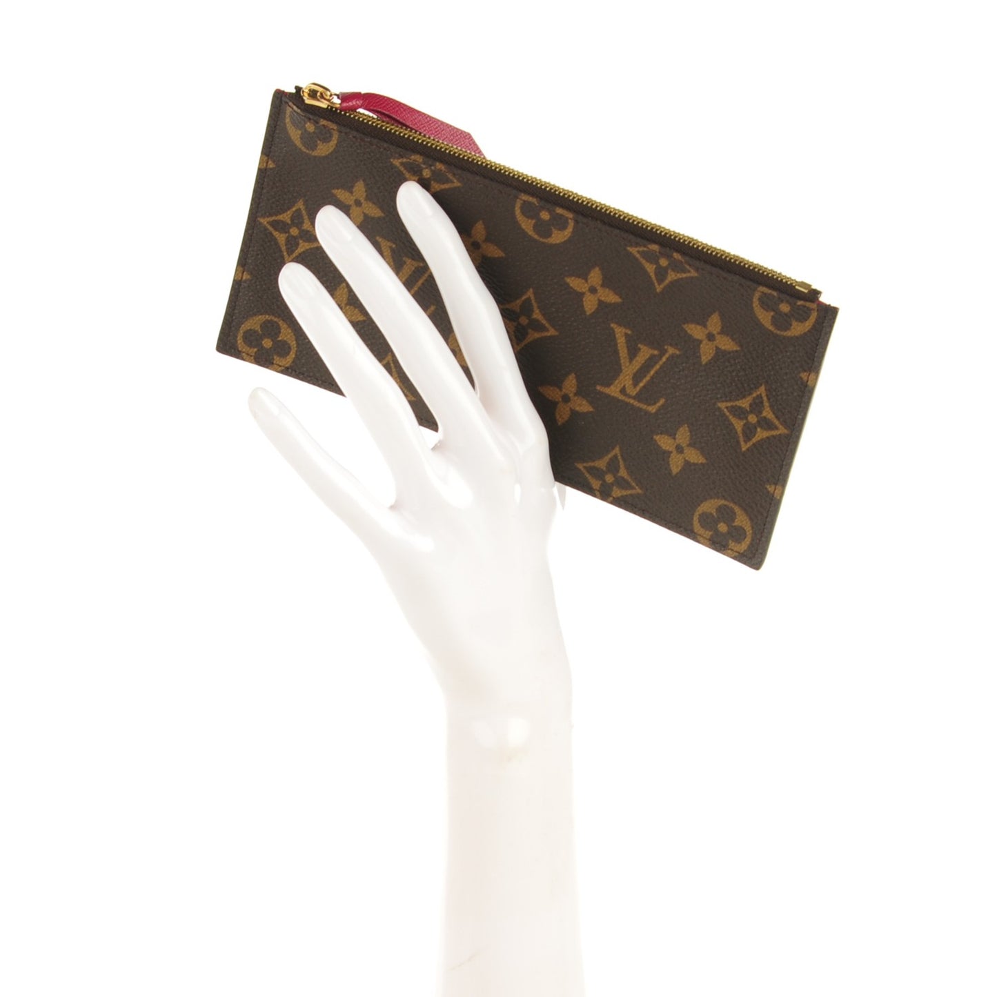 Monogram Felicie Chain Wallet Zippered Insert