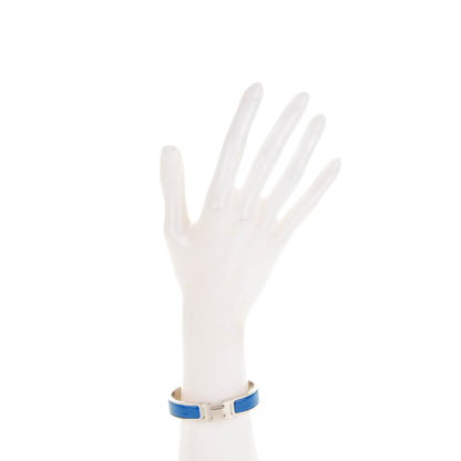 Hermes Enamel Narrow Clic Clac H Bracelet PM Bleu Profond 2 of 4
