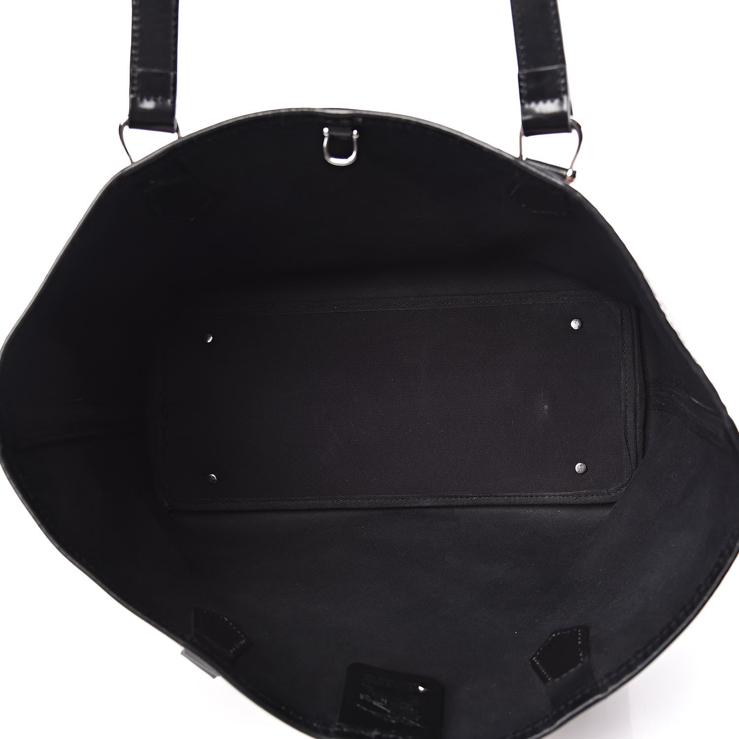 Burberry Patent Supernova Check Small Stanton Tote Black 5 of 19