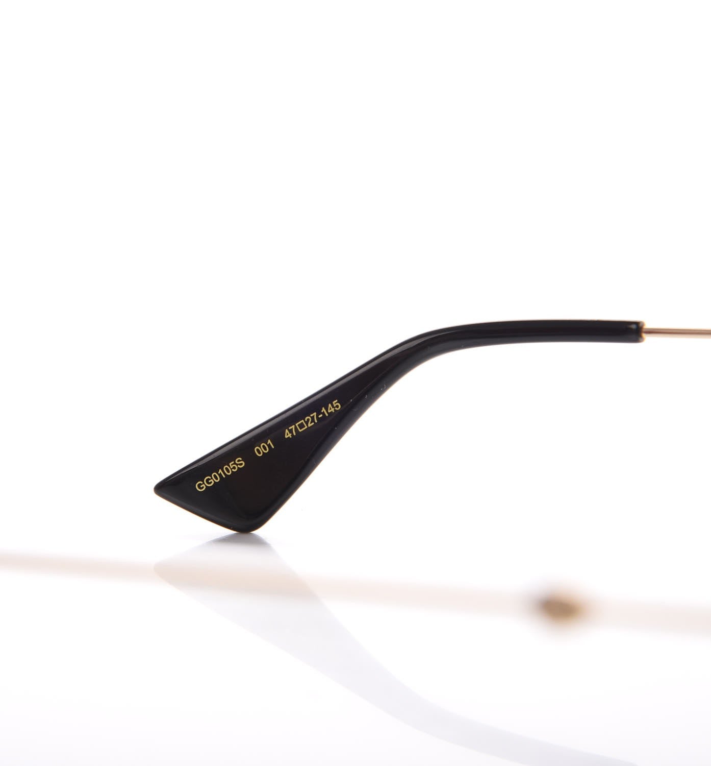 Gucci Round Frame Sylvie Web Sunglasses GG0105S Black 6 of 8