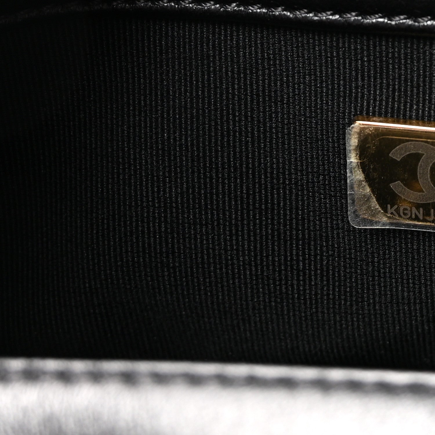 Chanel Lambskin Quilted Braided CC Mini Flap Black 7 of 11