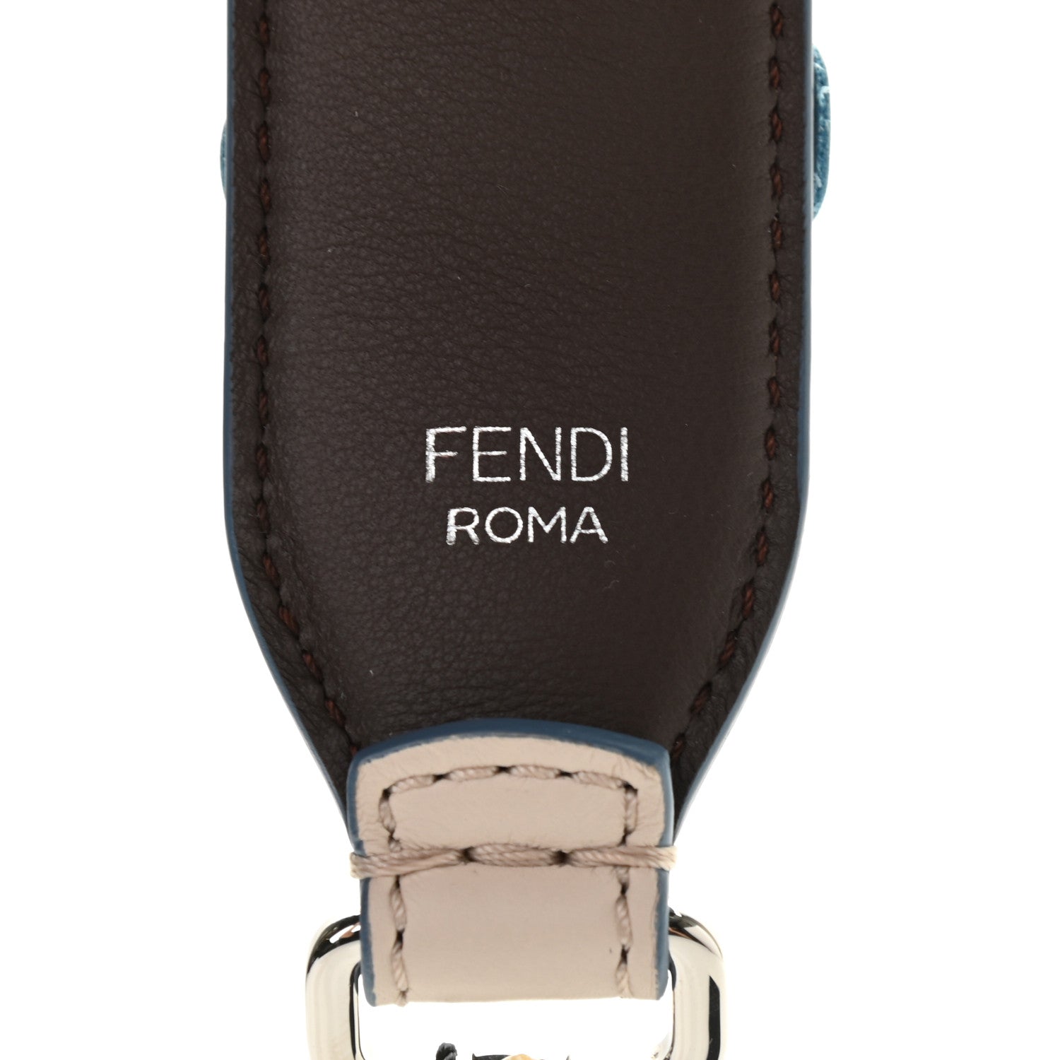Fendi Vitello Dolce Flowerland Studded Strap You Camelia Moresco Multicolor 3 of 3