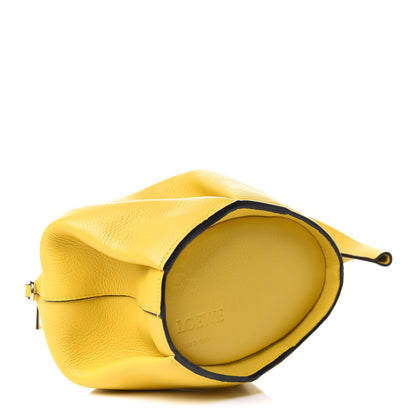 Loewe Calfskin Mini Elephant Crossbody Bag Yellow 3 of 9