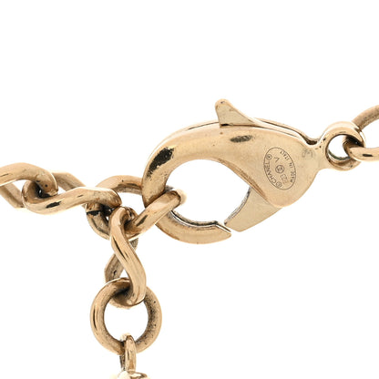 Chanel Crystal Chain CC Link Choker Gold Silver 5 of 6