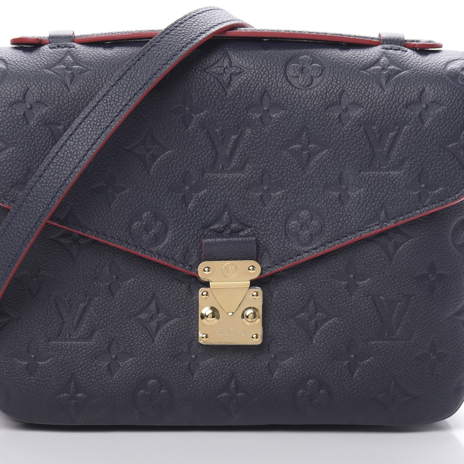 Louis Vuitton Empreinte Pochette Metis Marine Rouge 9 of 14