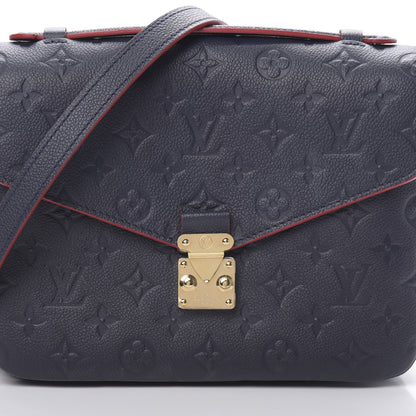 Louis Vuitton Empreinte Pochette Metis Marine Rouge 9 of 14