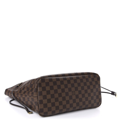 Louis Vuitton Damier Ebene Neo Neverfull MM Rose Ballerine 4 of 11