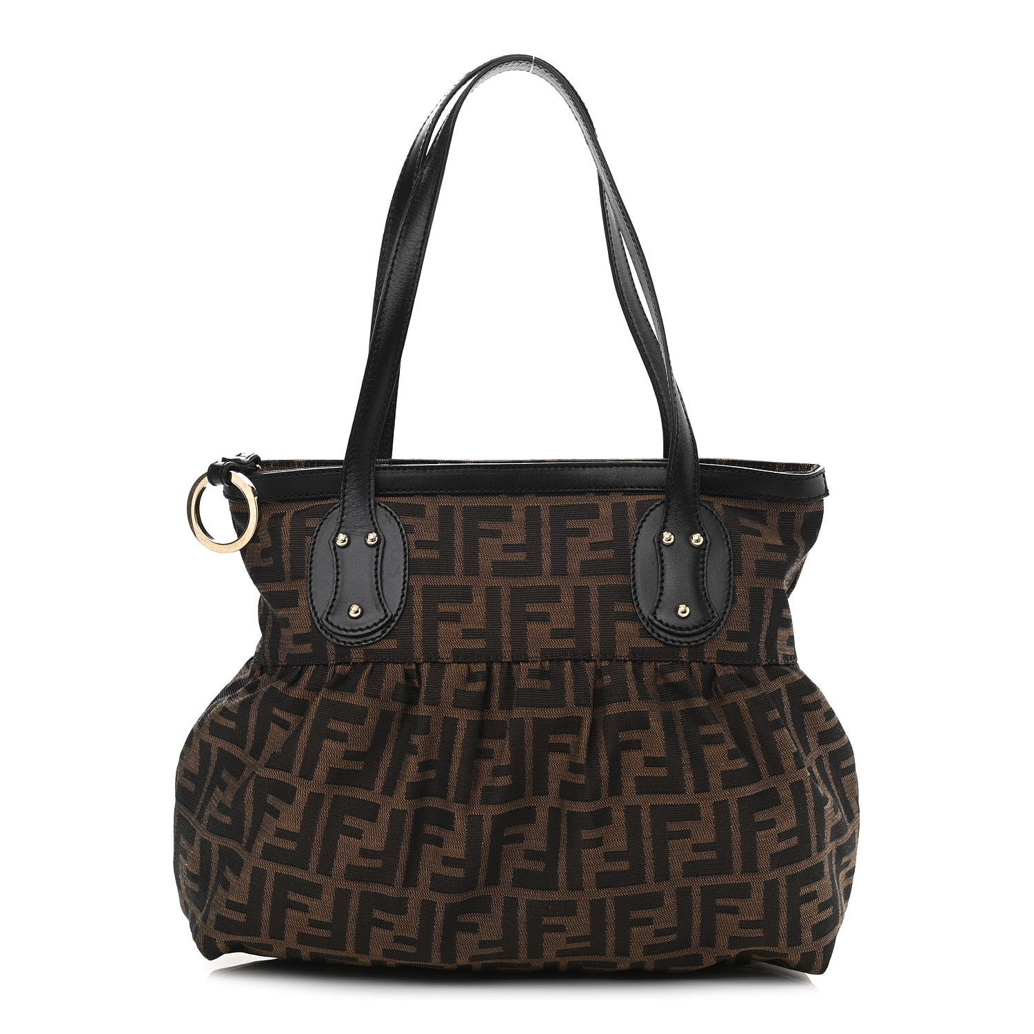 Fendi Zucca Small Chef Shopping Tote Tobacco 1 of 10