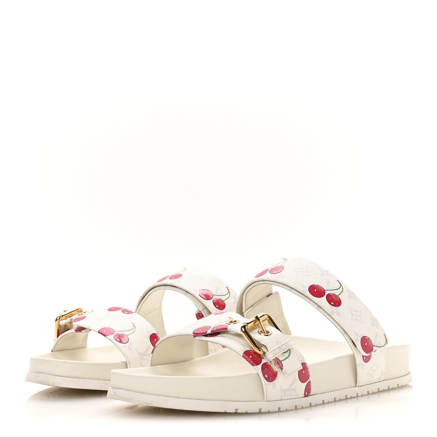 Louis Vuitton LV X TM Monogram Cerises Bom Dia Comfort Mule