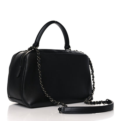 Chanel Calfskin Small Trendy CC Bowling Bag Black 3 of 9