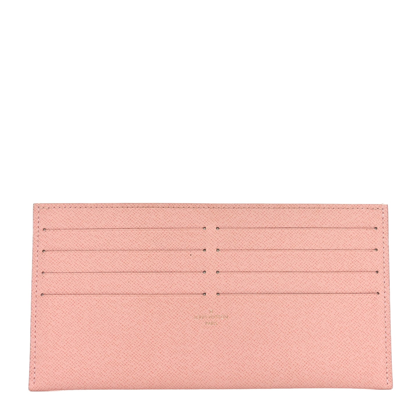 Calfskin Felicie Card Holder Insert Rose Ballerine