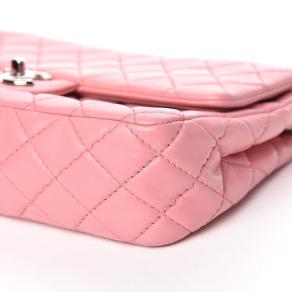 Chanel Lambskin Quilted Medium Double Flap Light Pink 6 of 10