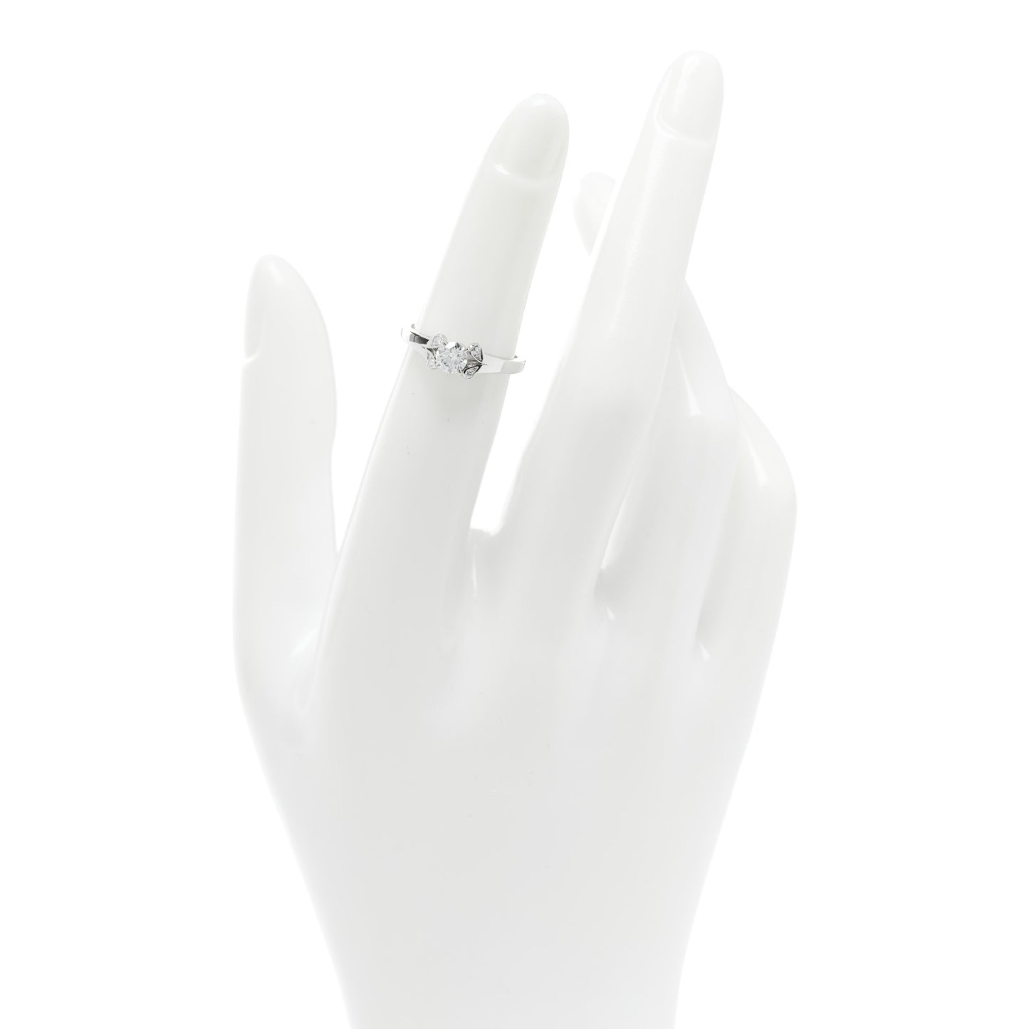 Platinum Diamond .20ct Etincelle De Cartier Solitaire Engagement Ring 46 3.75