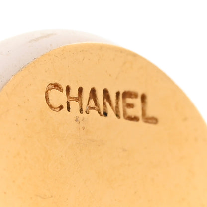 Chanel Pearl CC Drop Clip On Earrings Gold 4 of 5