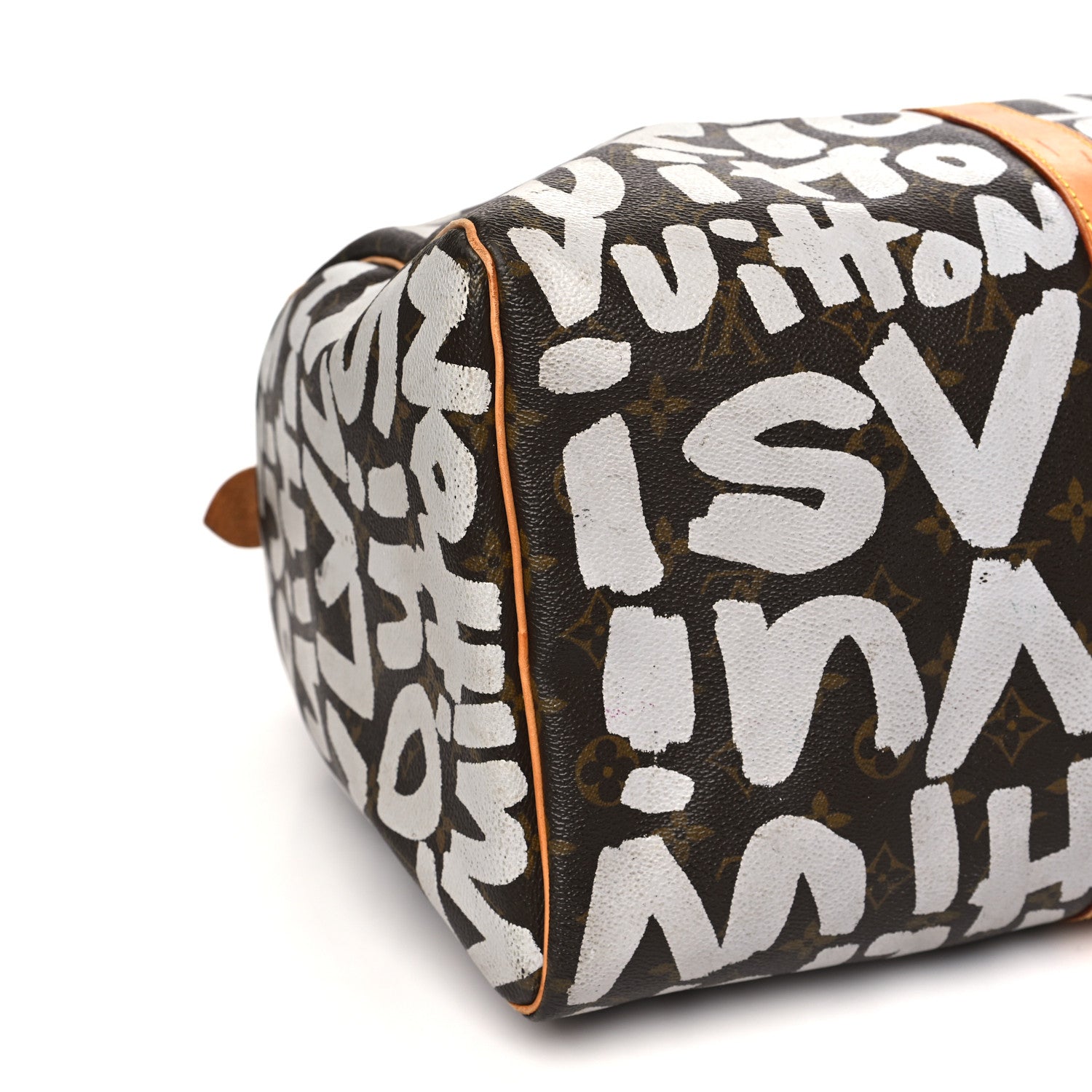 Louis Vuitton Monogram Graffiti Keepall 50 Silver 7 of 12