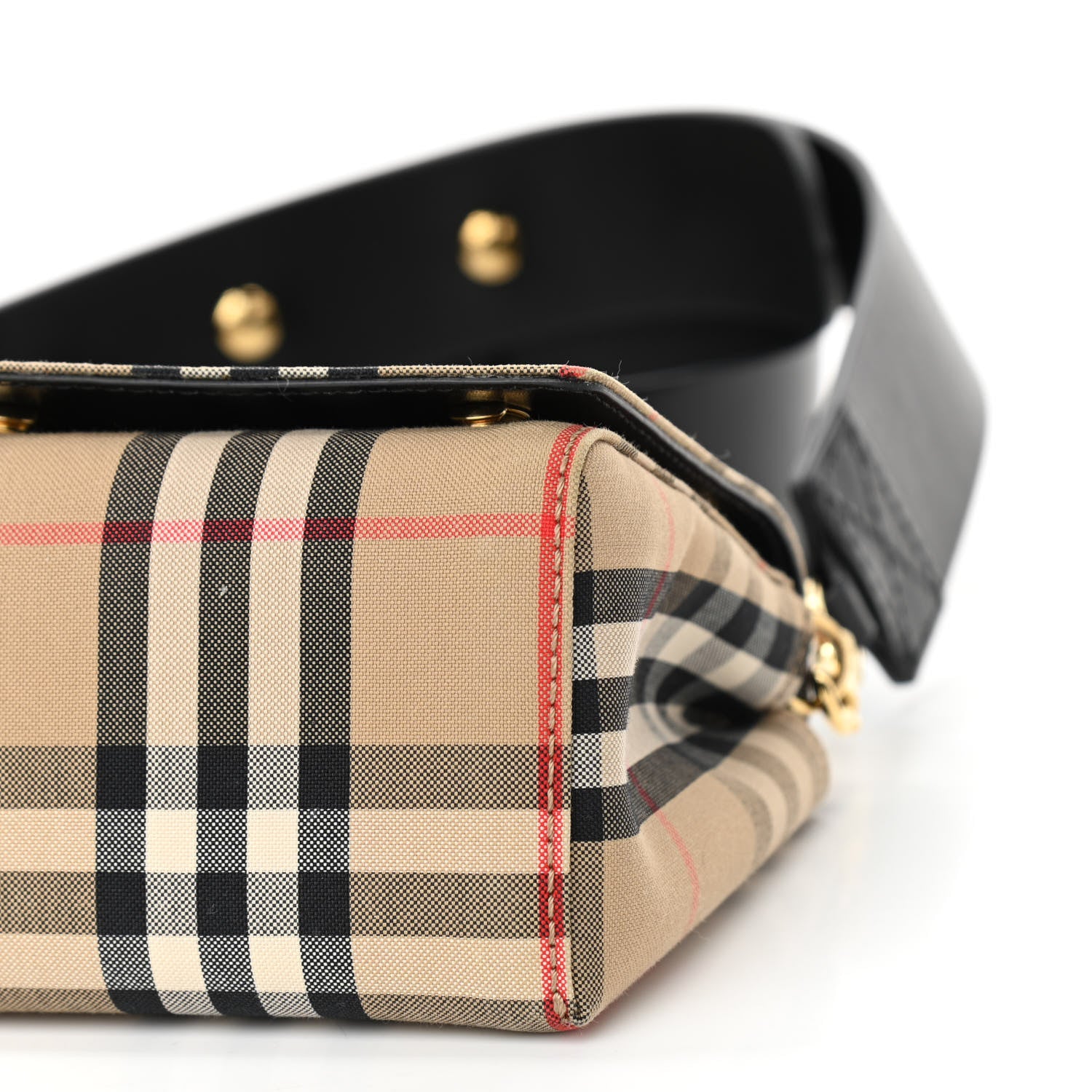 Burberry Vintage Check Hackberry Crossbody Bag Archive Beige Black 6 of 9