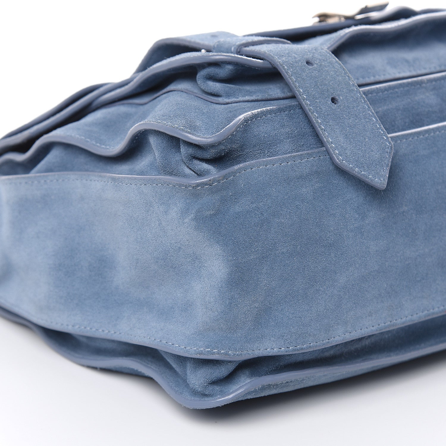 Proenza Schouler Suede Medium PS1 Satchel Polar Blue 9 of 18