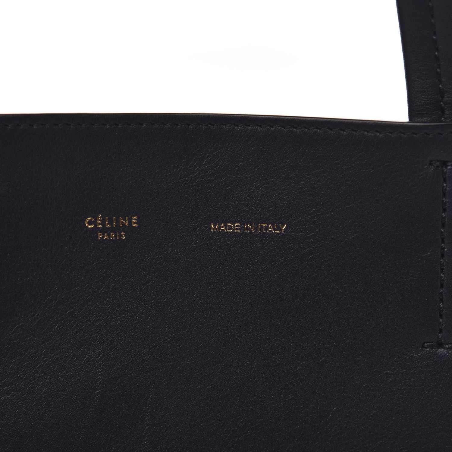 Celine Calfskin Large Belt Cabas Phantom Navy Blue 5 of 10