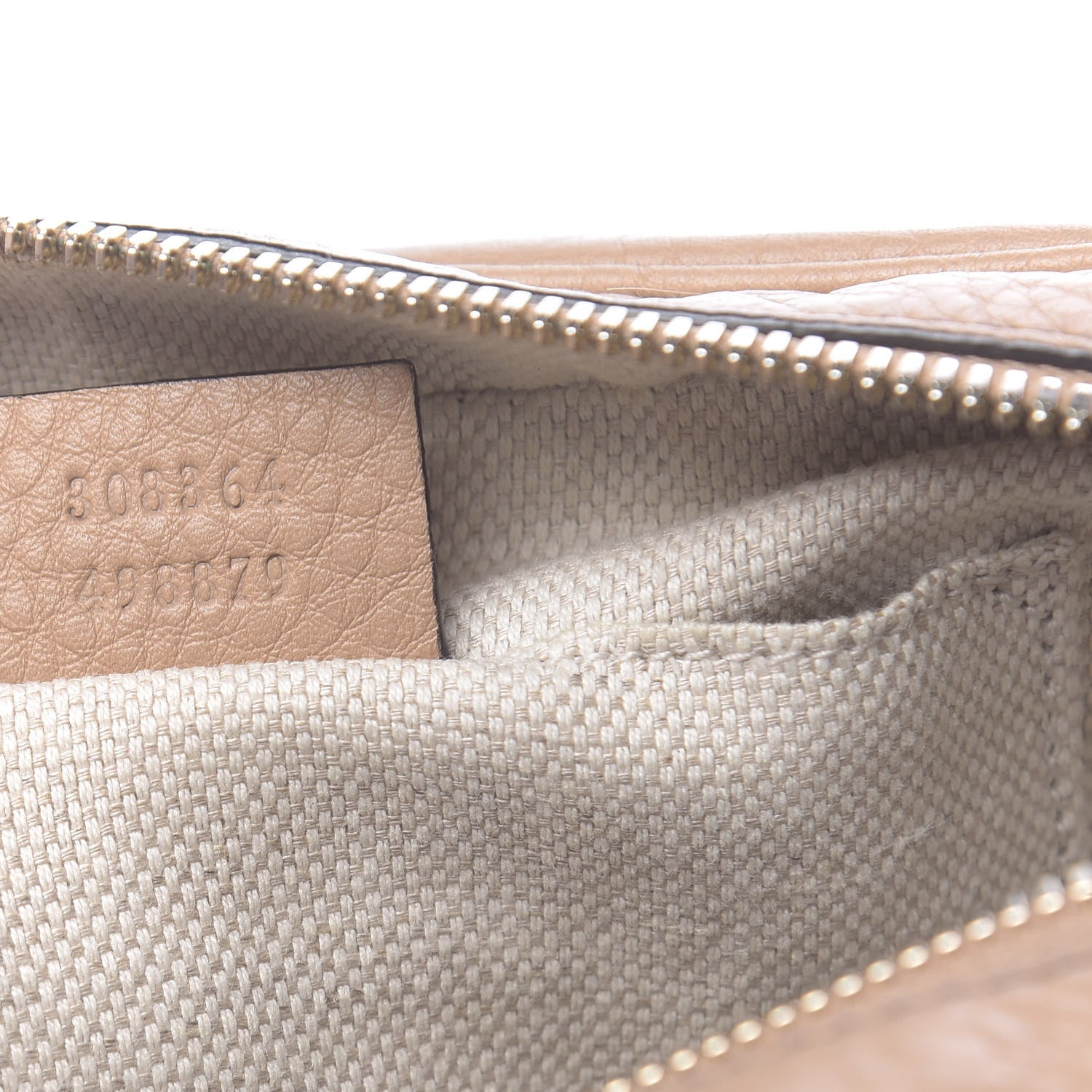 Gucci Pebbled Calfskin Small Soho Disco Bag Rose Beige 7 of 10