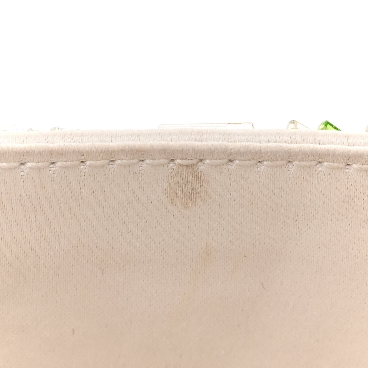 Christian Dior Satin Beaded Floral Embroidered Mini Lady Dior White Multicolor 15 of 19