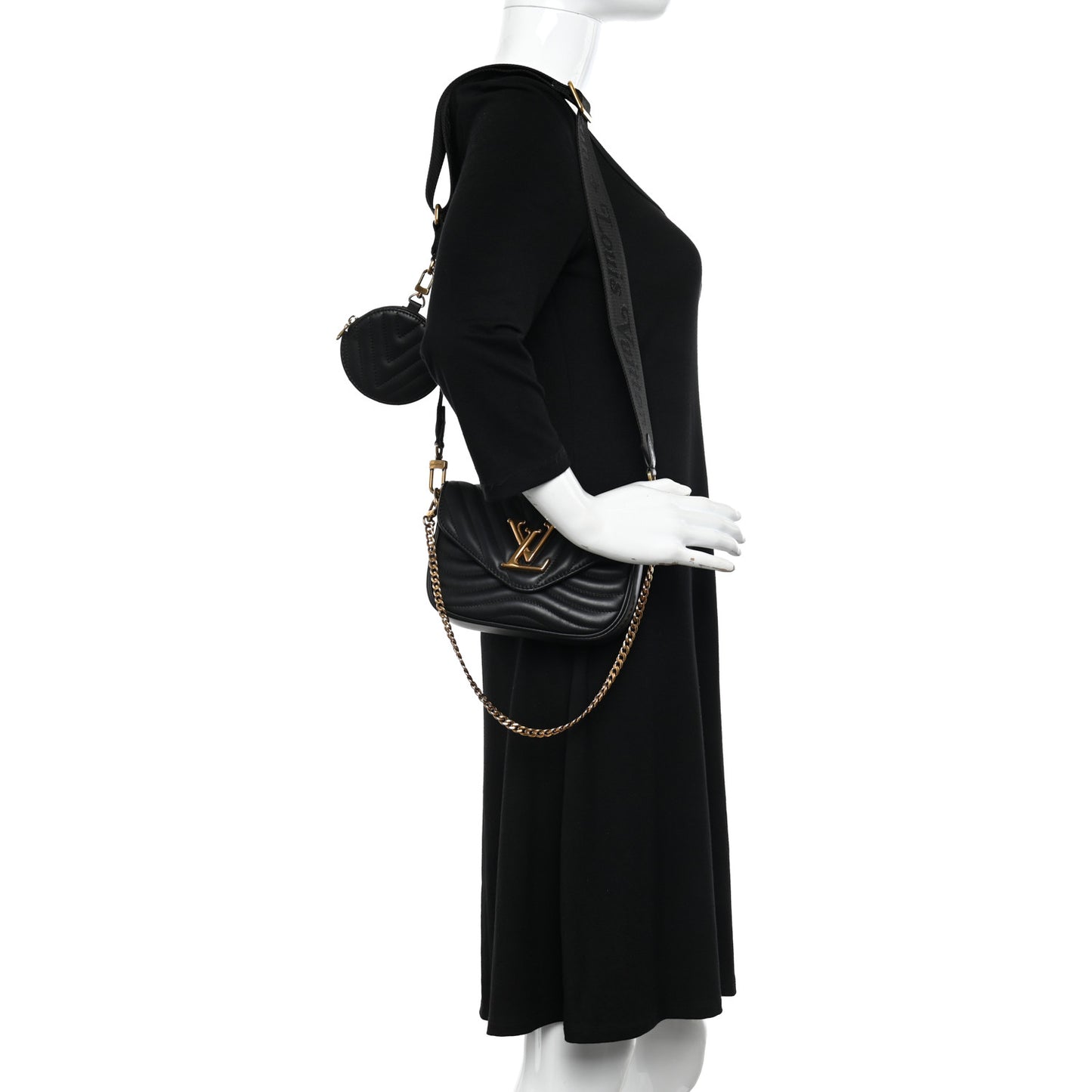 Calfskin New Wave Multi Pochette Black