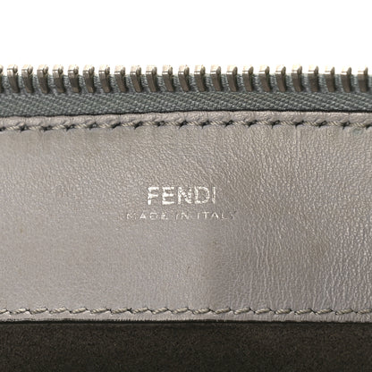 Fendi Vitello Baltico Dolce Elaphe DotCom Satchel Ardesia Grano Multicolor 8 of 11