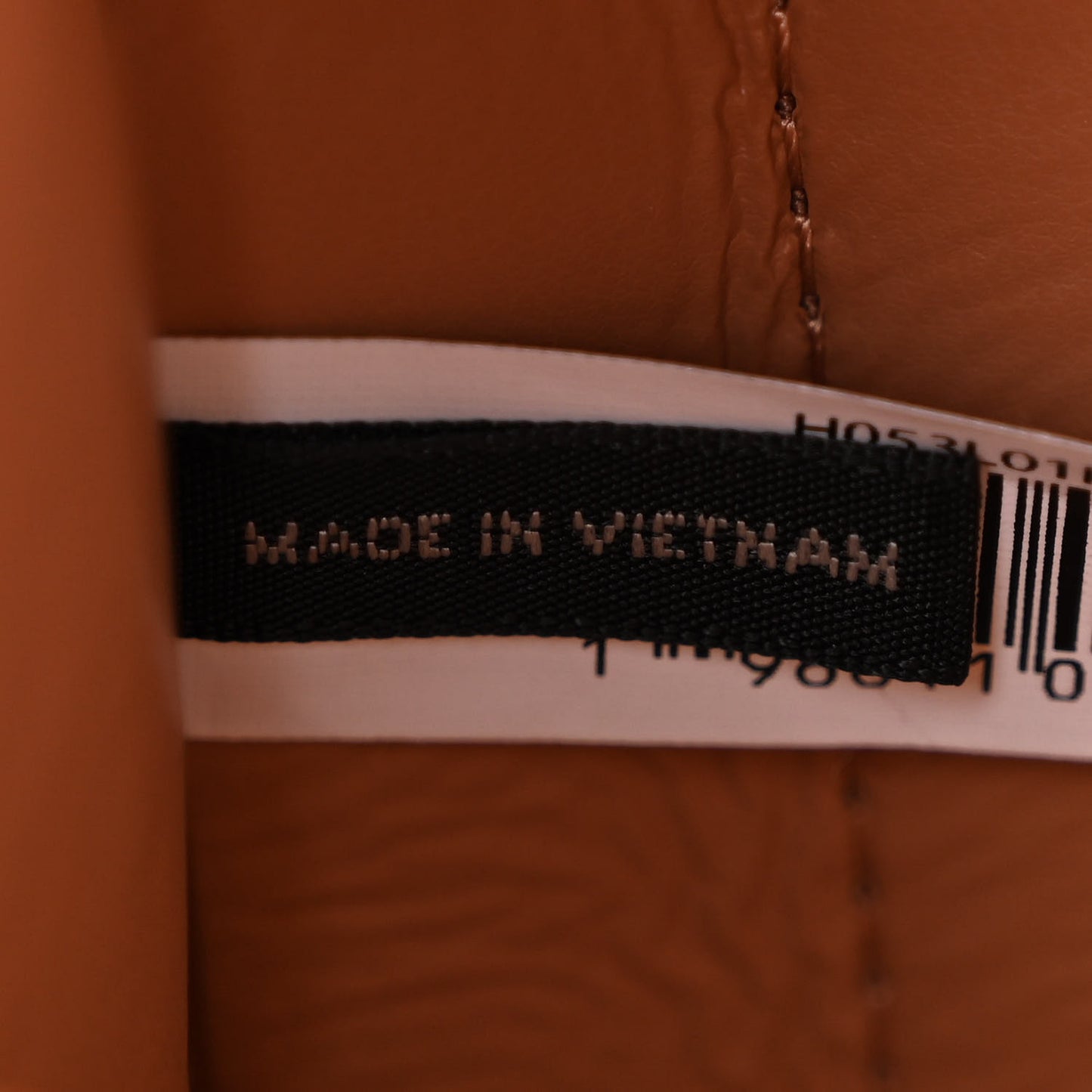 Grained Calfskin Micro The Tote Bag Argan Oil