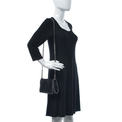 Stella McCartney Shaggy Deer Falabella Crossbody Bag Black 2 of 7