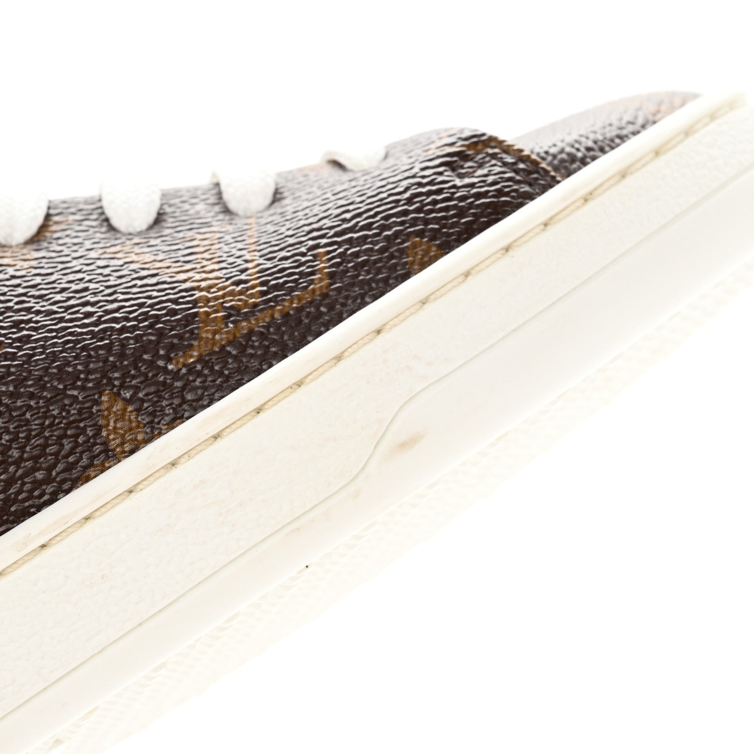 Louis Vuitton Calfskin Monogram LV Black Heart Sneakers 36 Cacao 10 of 11