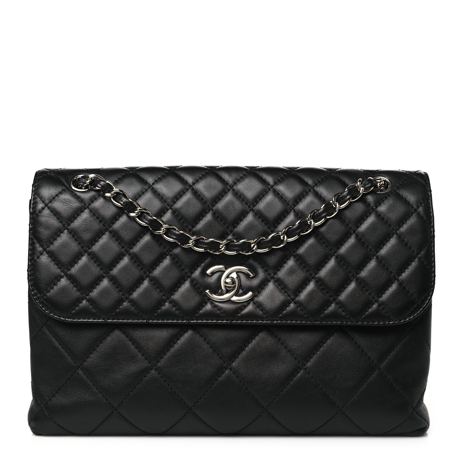 Chanel Calfskin Quilted In The Business Flap Bag Black 1 of 11