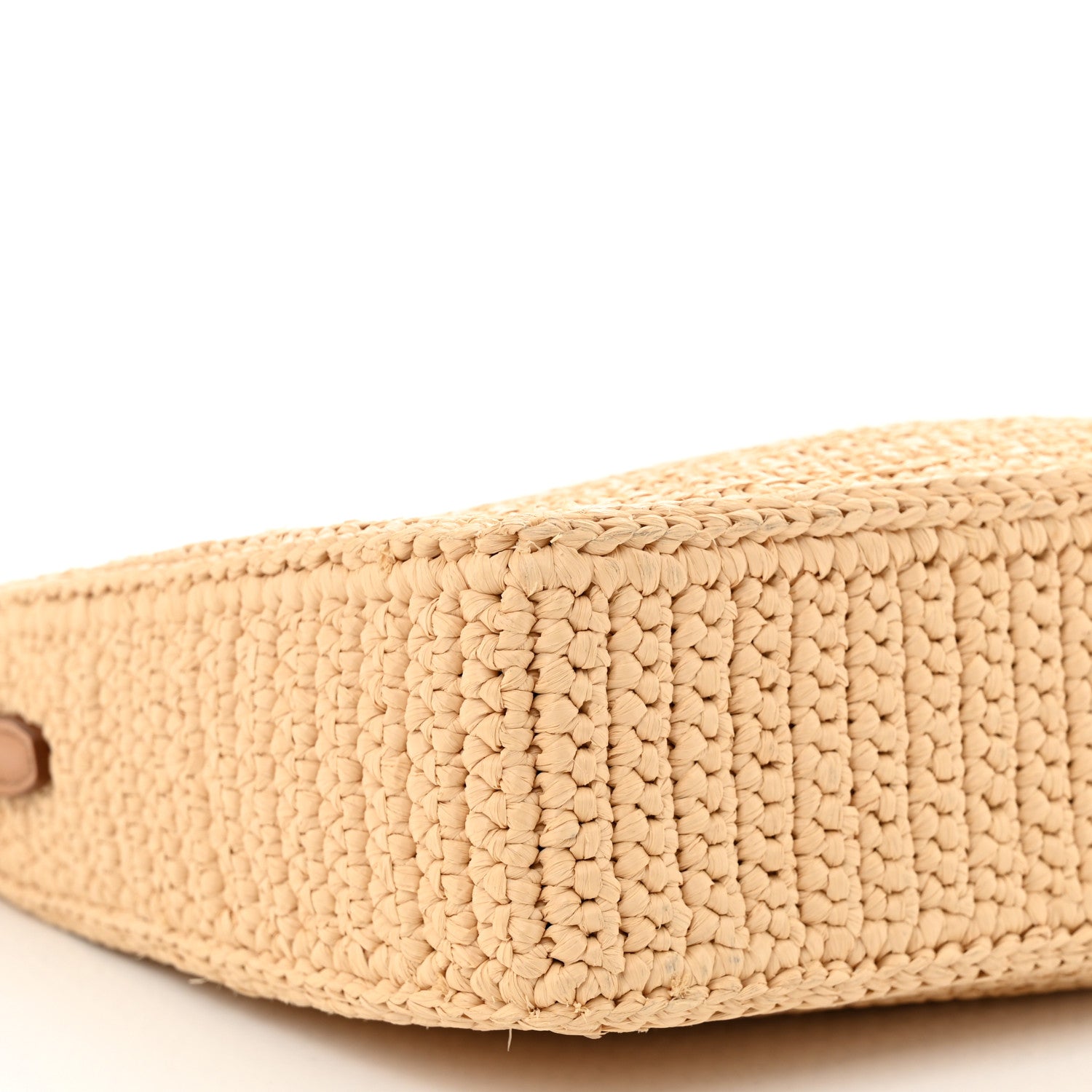 Prada Yarn Raffia Effect Crochet Re-Edition 2005 Shoulder Bag Naturale 10 of 11