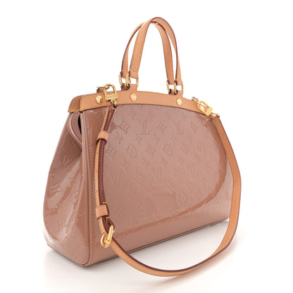 Louis Vuitton Vernis Brea MM Rose Velours 3 of 12