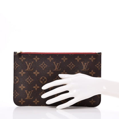 Louis Vuitton Monogram Neverfull MM GM Pochette Cherry 2 of 8