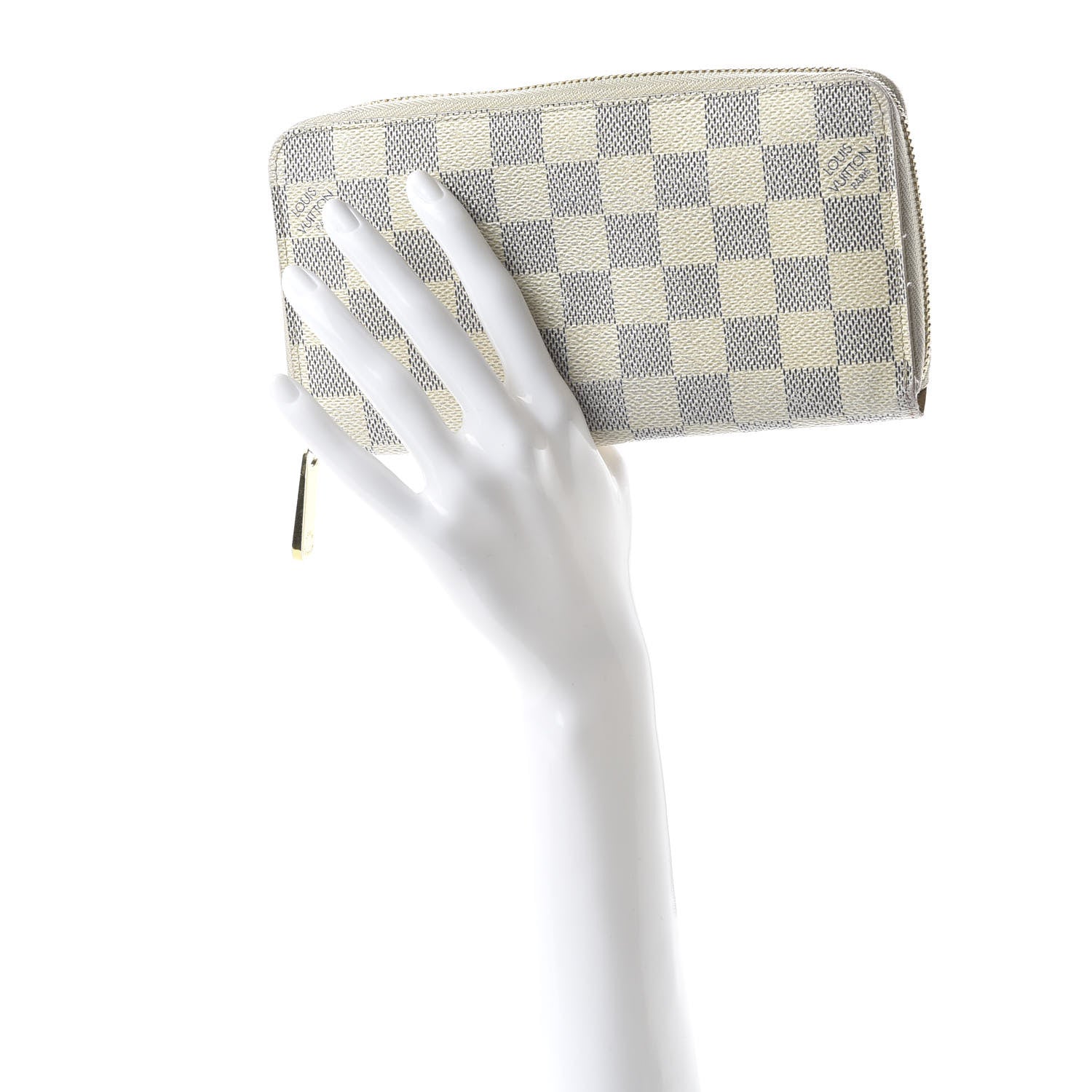 Louis Vuitton Damier Azur Zippy Wallet 2 of 10