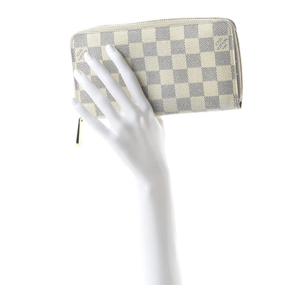 Louis Vuitton Damier Azur Zippy Wallet 2 of 10