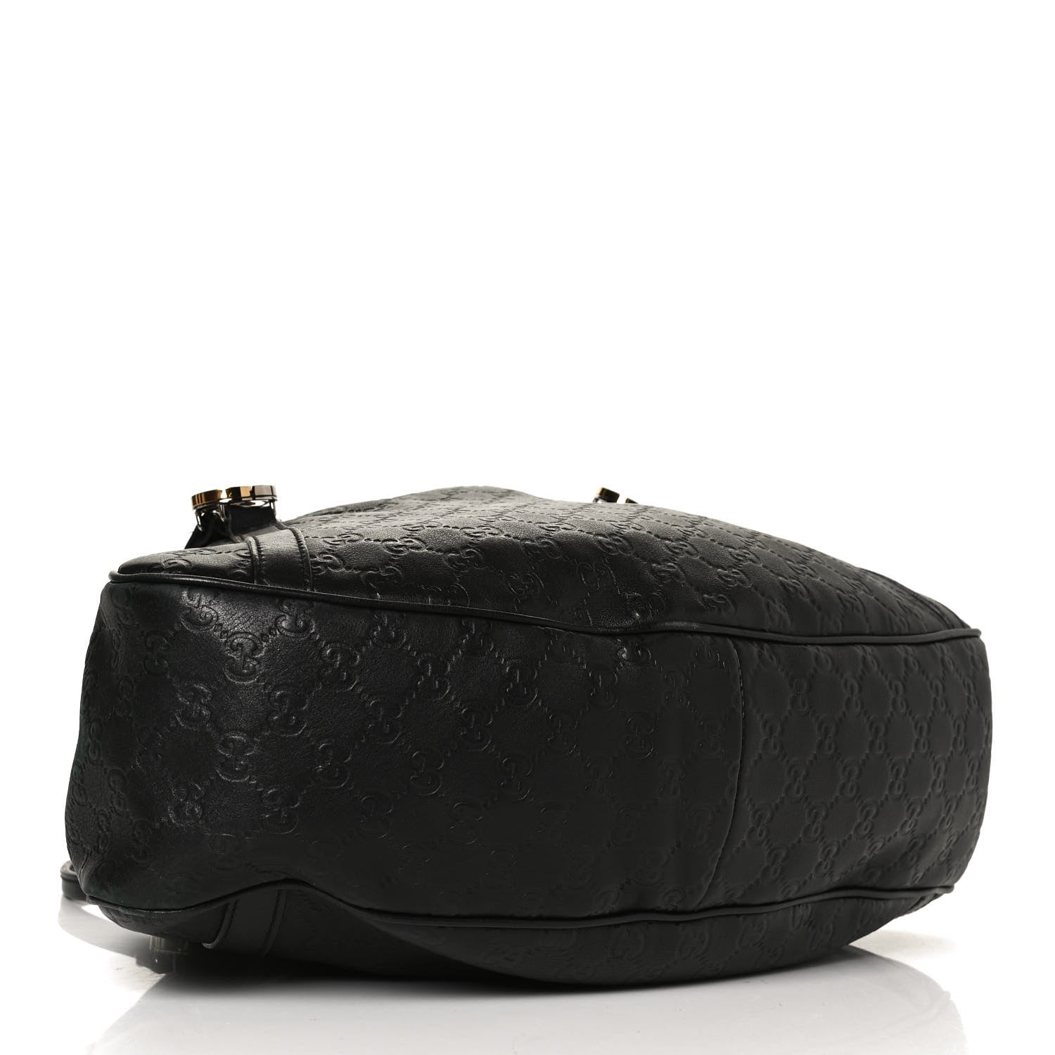 Gucci Guccissima Medium GG Twins Shoulder Bag Black 3 of 12