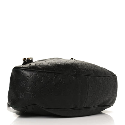 Gucci Guccissima Medium GG Twins Shoulder Bag Black 3 of 12